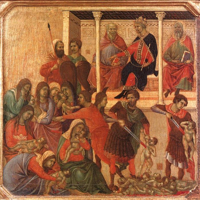 Duccio di Buoninsegna Slaughter of the Innocents Spain oil painting art